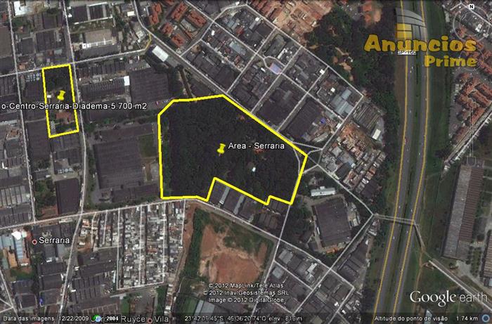 Áreas em Diadema Não Especificado 2 dormitórios R$ 30.000.000,00
