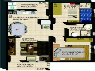 Casa em Criciuma Santa Luzia 2 dormitórios R$ 113.174,00